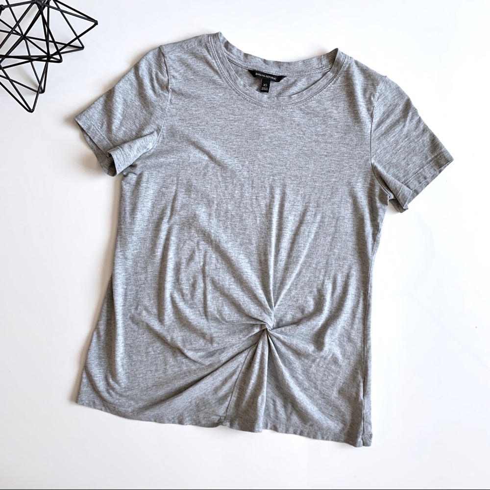 Banana Republic Twist Front Basic Tee